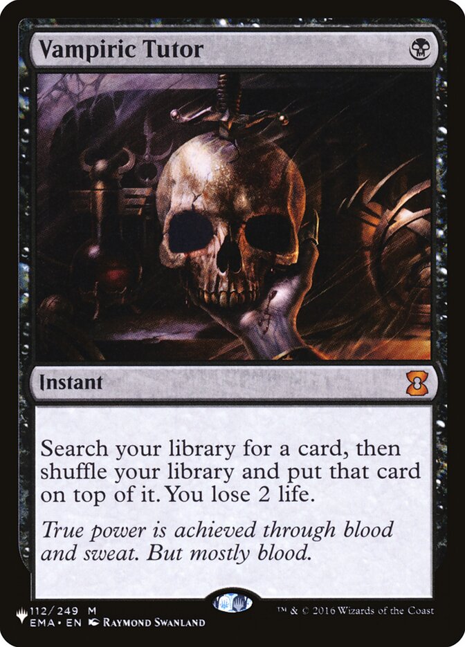 Vampiric Tutor [The List] | Tables and Towers