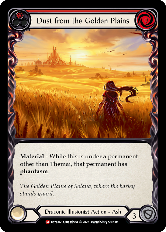 Dust from the Golden Plains [DYN002] (Dynasty)  Rainbow Foil | Tables and Towers