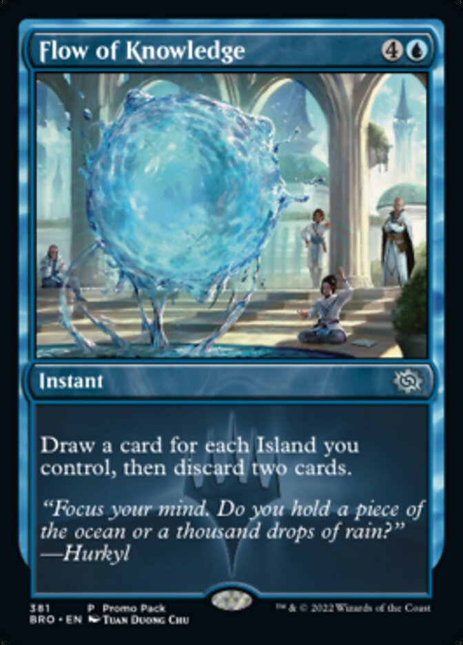Flow of Knowledge (Promo Pack) [The Brothers' War Promos] | Tables and Towers