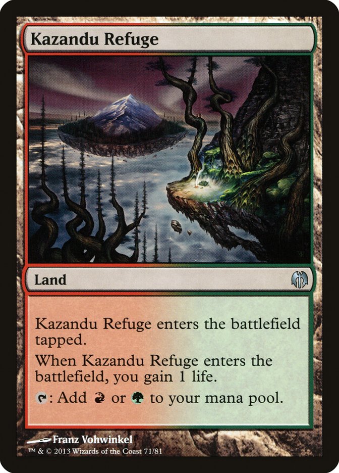 Kazandu Refuge [Duel Decks: Heroes vs. Monsters] | Tables and Towers