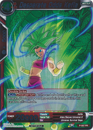 Desperate Odds Kefla (Event Pack 2 - 2018) (P-057_PR) [Promotion Cards] | Tables and Towers