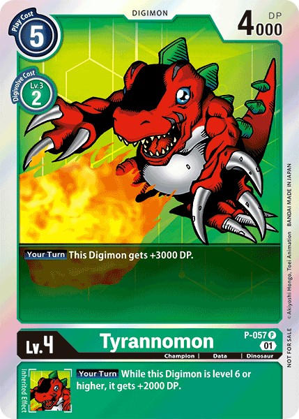 Tyrannomon [P-057] (Official Tournament Pack Vol.4) [Promotional Cards] | Tables and Towers