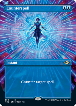 Counterspell (Borderless Alternate Art) [Modern Horizons 2] | Tables and Towers