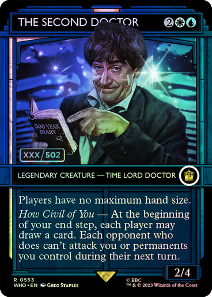 The Second Doctor (Serial Numbered) [Doctor Who] | Tables and Towers