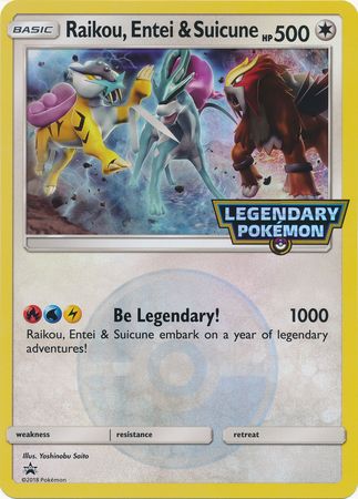 Raikou, Entei & Suicune (Jumbo Card) [Miscellaneous Cards] | Tables and Towers