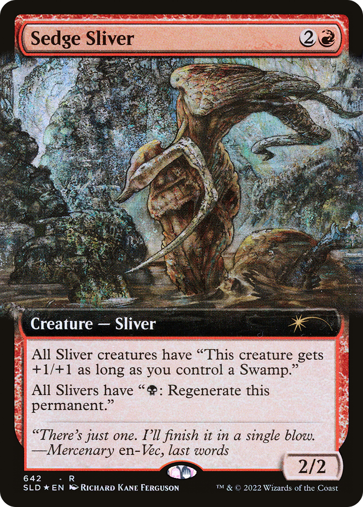 Sedge Sliver (Extended Art) [Secret Lair Drop Promos] | Tables and Towers