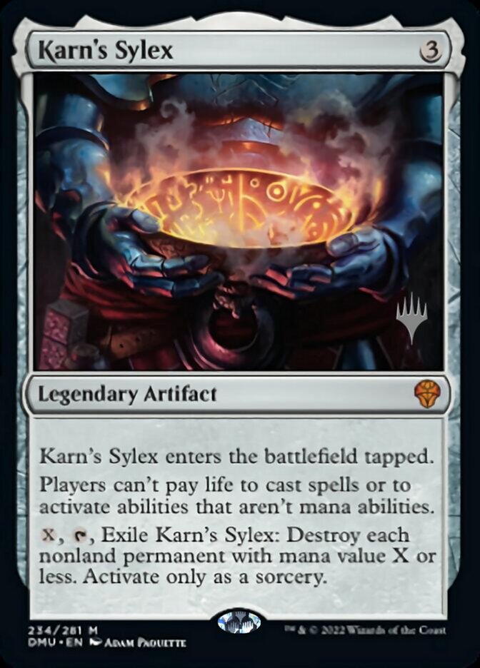 Karn's Sylex (Promo Pack) [Dominaria United Promos] | Tables and Towers