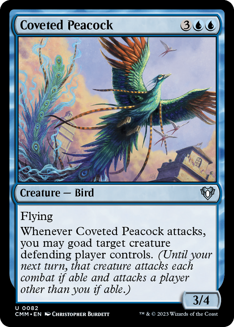 Coveted Peacock [Commander Masters] | Tables and Towers