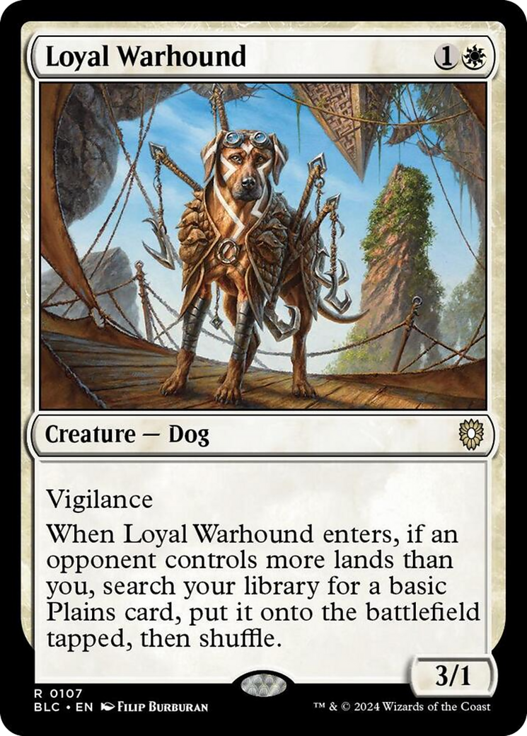 Loyal Warhound [Bloomburrow Commander] | Tables and Towers