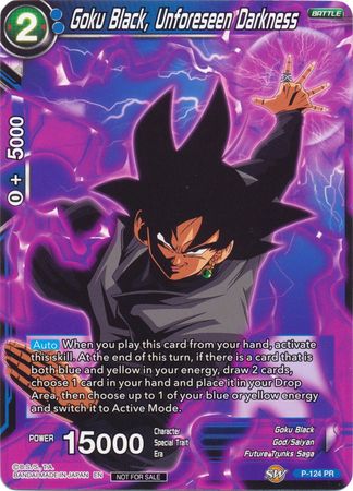 Goku Black, Unforeseen Darkness (P-124) [Promotion Cards] | Tables and Towers