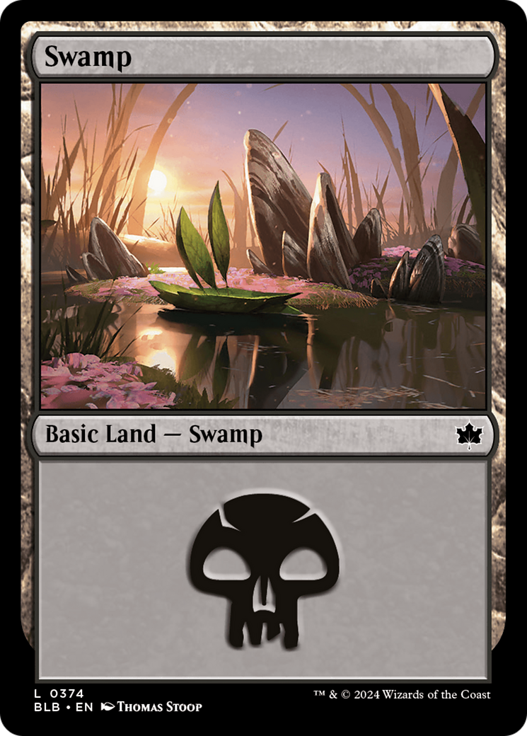 Swamp (0374) [Bloomburrow] | Tables and Towers