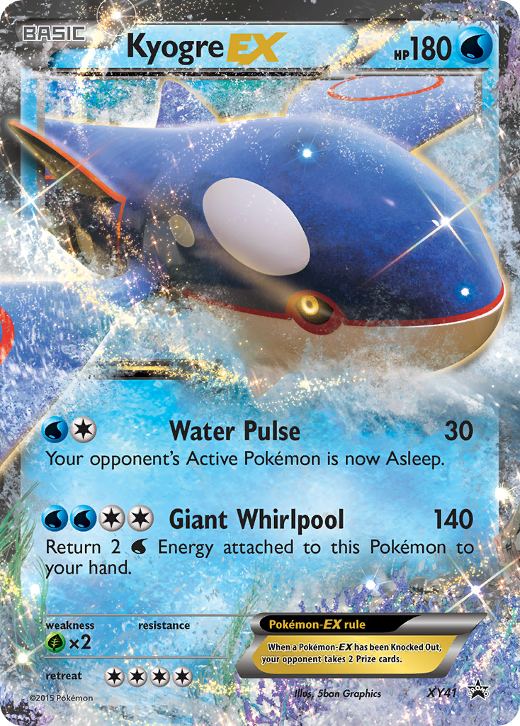 Kyogre EX (XY41) [XY: Black Star Promos] | Tables and Towers