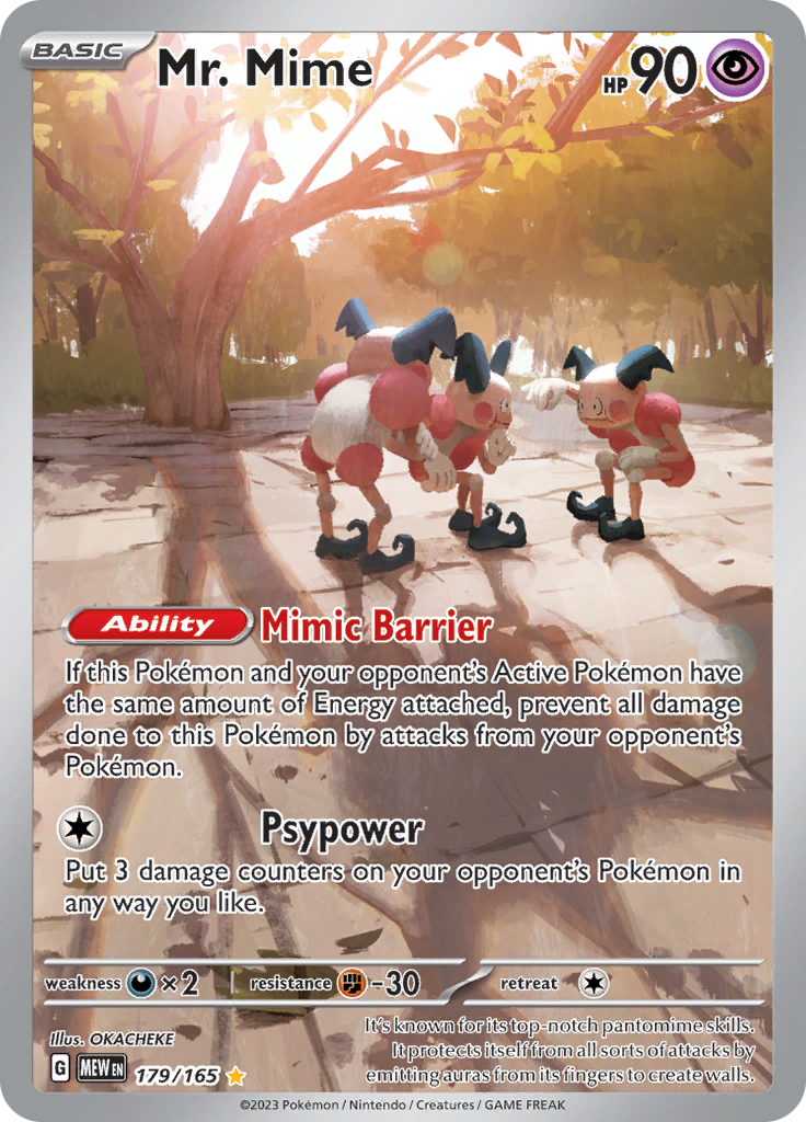 Mr. Mime (179/165) [Scarlet & Violet: 151] | Tables and Towers