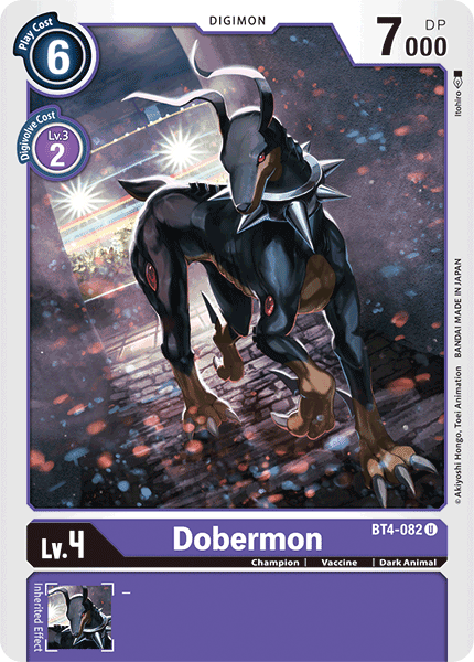 Dobermon [BT4-082] [Great Legend] | Tables and Towers