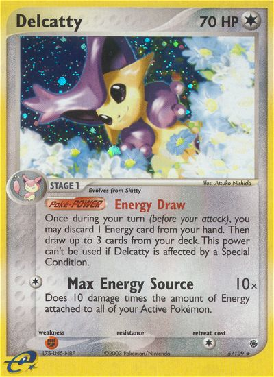 Delcatty (5/109) [EX: Ruby & Sapphire] | Tables and Towers