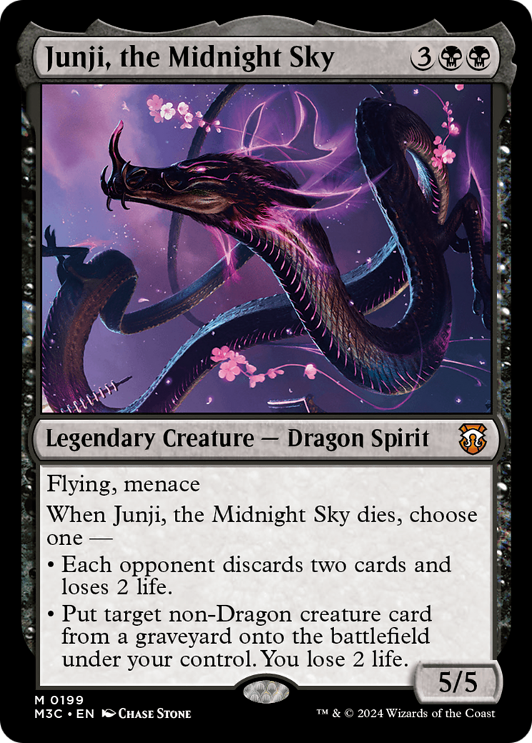 Junji, the Midnight Sky (Ripple Foil) [Modern Horizons 3 Commander] | Tables and Towers