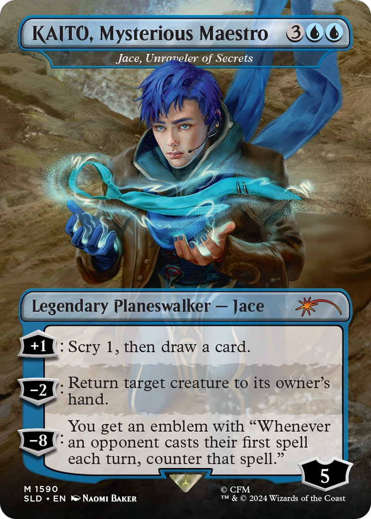 KAITO, Mysterious Maestro - Jace, Unraveler of Secrets [Secret Lair Drop Series] | Tables and Towers