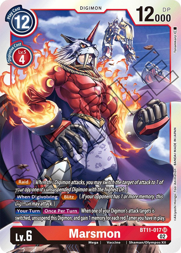 Marsmon [BT11-017] [Dimensional Phase] | Tables and Towers