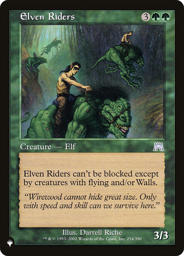 Elven Riders [The List Reprints] | Tables and Towers