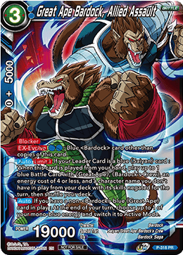 Great Ape Bardock, Allied Assault (P-318) [Tournament Promotion Cards] | Tables and Towers