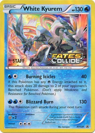 White Kyurem (XY128) (Staff) [XY: Black Star Promos] | Tables and Towers