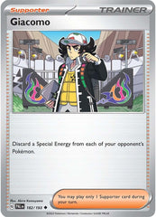 Giacomo (182/193) [Scarlet & Violet: Paldea Evolved] | Tables and Towers