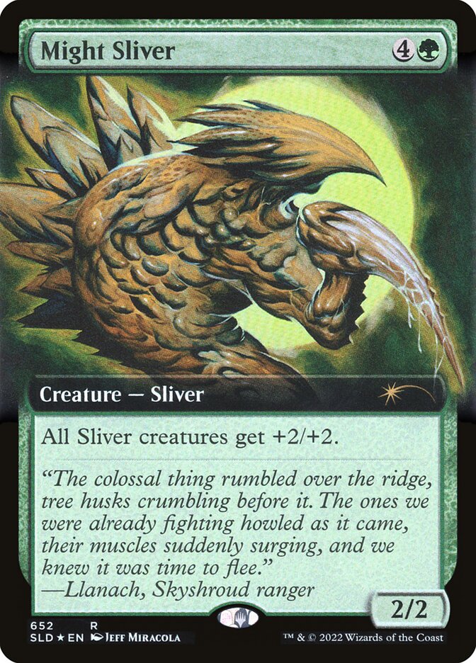 Might Sliver (Extended Art) [Secret Lair Drop Promos] | Tables and Towers