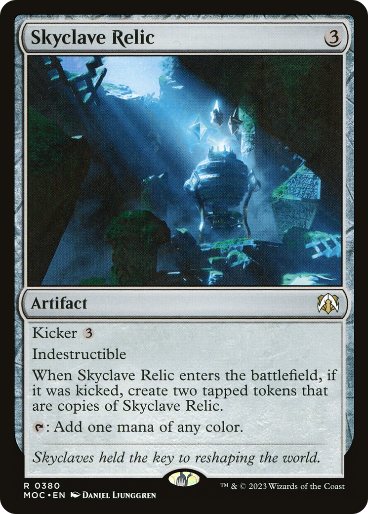 Skyclave Relic [March of the Machine Commander] | Tables and Towers