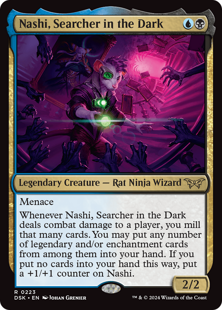 Nashi, Searcher in the Dark [Duskmourn: House of Horror] | Tables and Towers