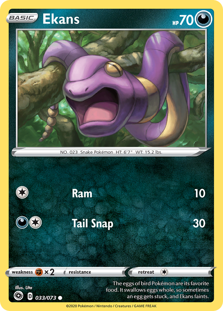 Ekans (033/073) [Sword & Shield: Champion's Path] | Tables and Towers