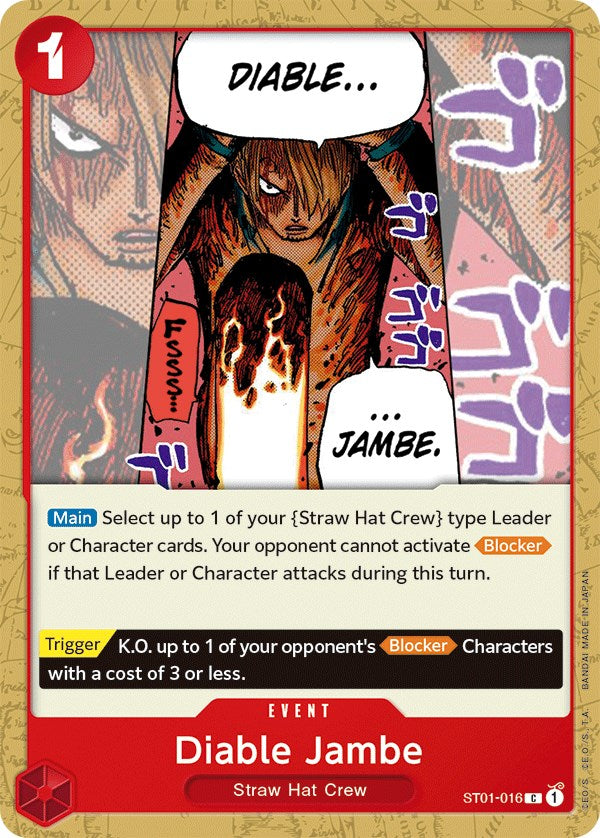 Diable Jambe [Starter Deck: Straw Hat Crew] | Tables and Towers