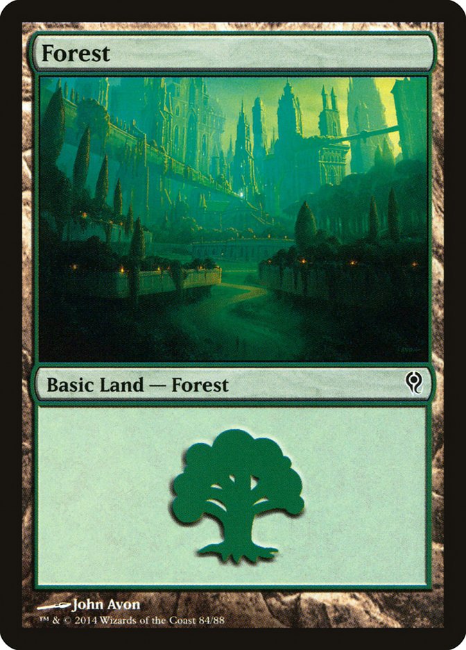 Forest (84) [Duel Decks: Jace vs. Vraska] | Tables and Towers