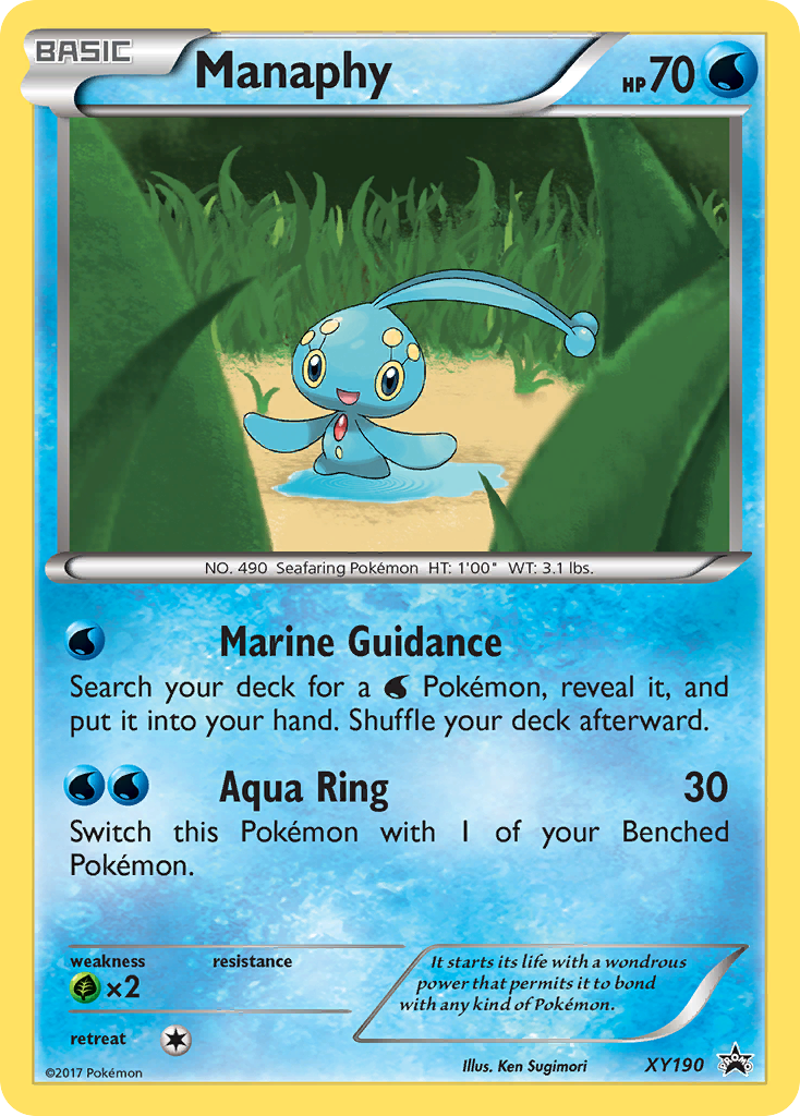 Manaphy (XY190) [XY: Black Star Promos] | Tables and Towers