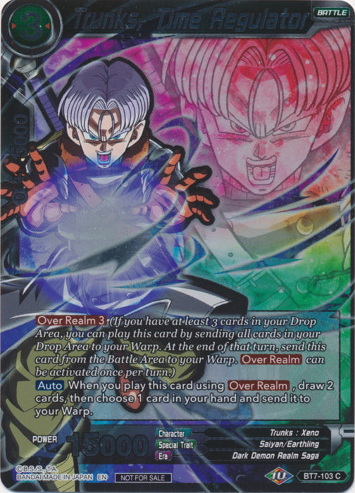 Trunks, Time Regulator (Event Pack 05) (BT7-103) [Promotion Cards] | Tables and Towers