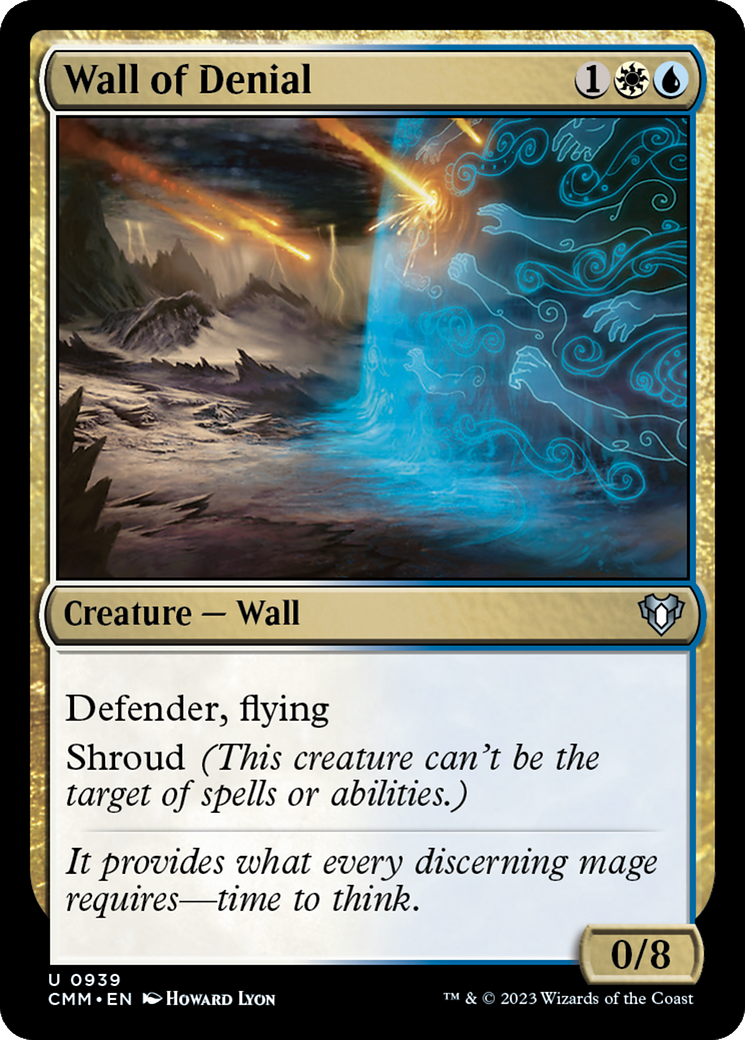 Wall of Denial [Commander Masters] | Tables and Towers