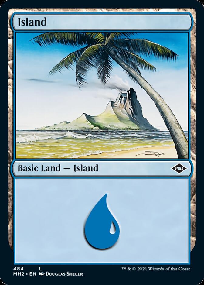 Island (484) (Foil Etched) [Modern Horizons 2] | Tables and Towers