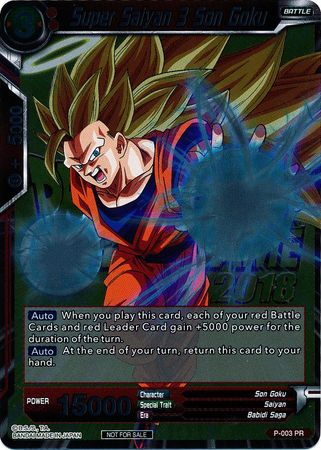 Super Saiyan 3 Son Goku (Metallic Foil) (Event Pack 2018) (P-003) [Promotion Cards] | Tables and Towers