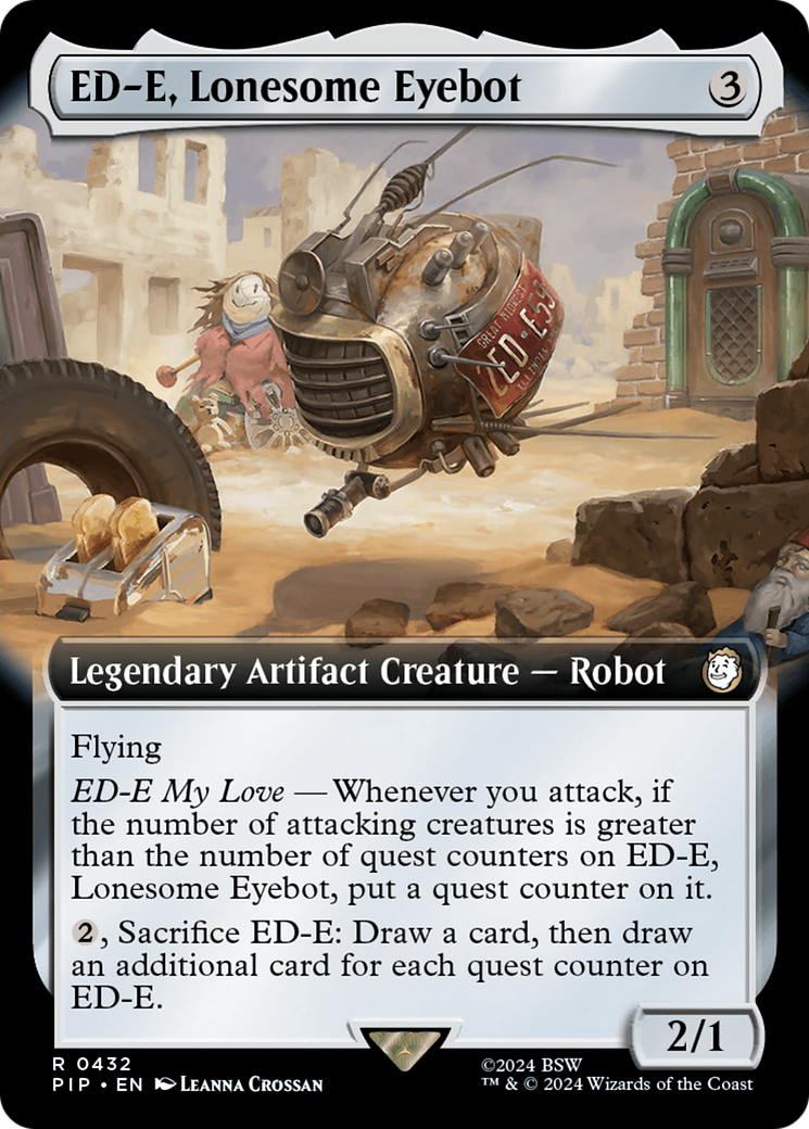 ED-E, Lonesome Eyebot (Extended Art) [Fallout] | Tables and Towers