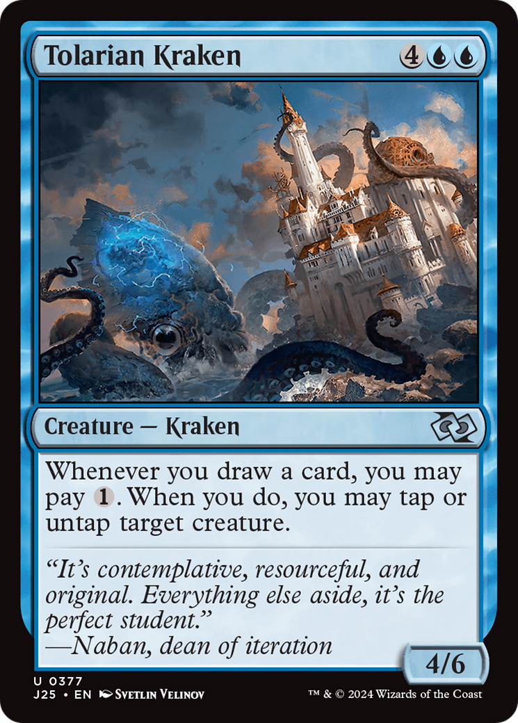 Tolarian Kraken [Foundations Jumpstart] | Tables and Towers