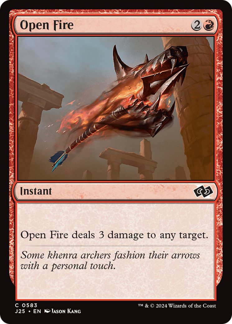 Open Fire [Foundations Jumpstart] | Tables and Towers