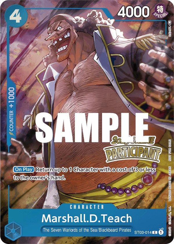 Marshall.D.Teach (Online Regional 2023) [Participant] [One Piece Promotion Cards] | Tables and Towers