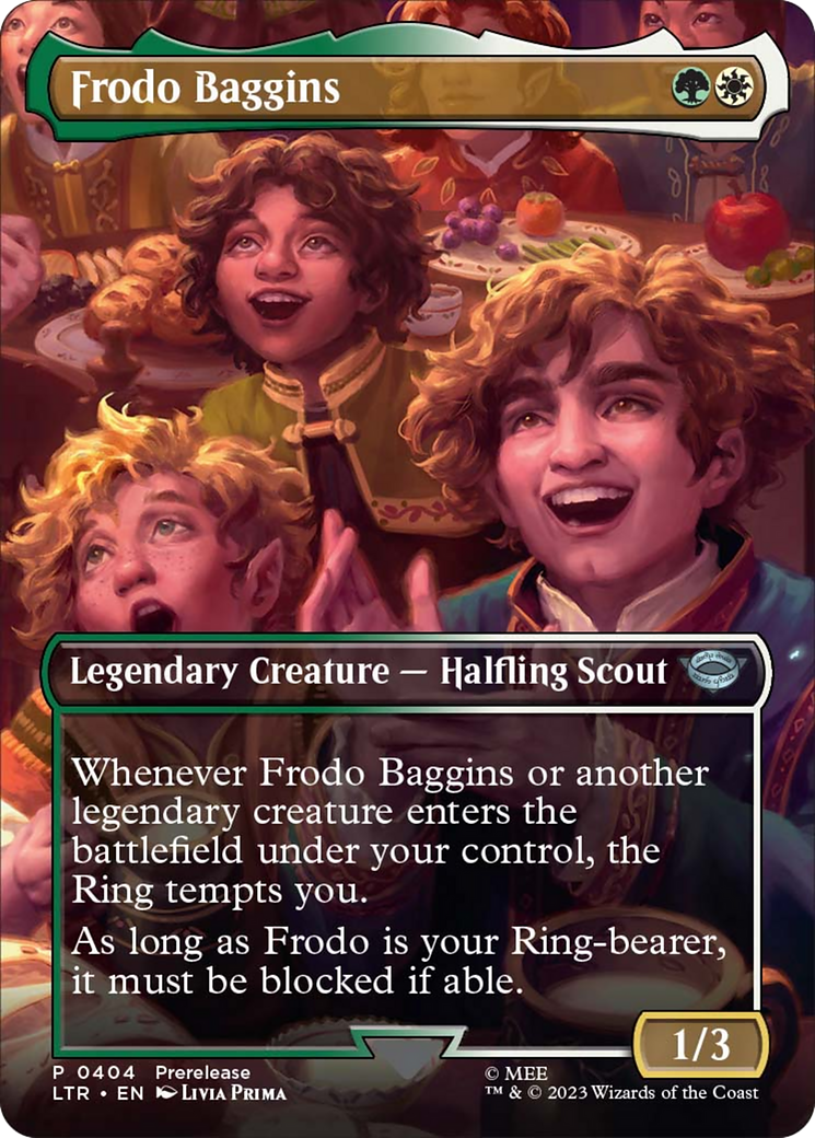 Frodo Baggins (Borderless Alternate Art) [The Lord of the Rings: Tales of Middle-Earth] | Tables and Towers