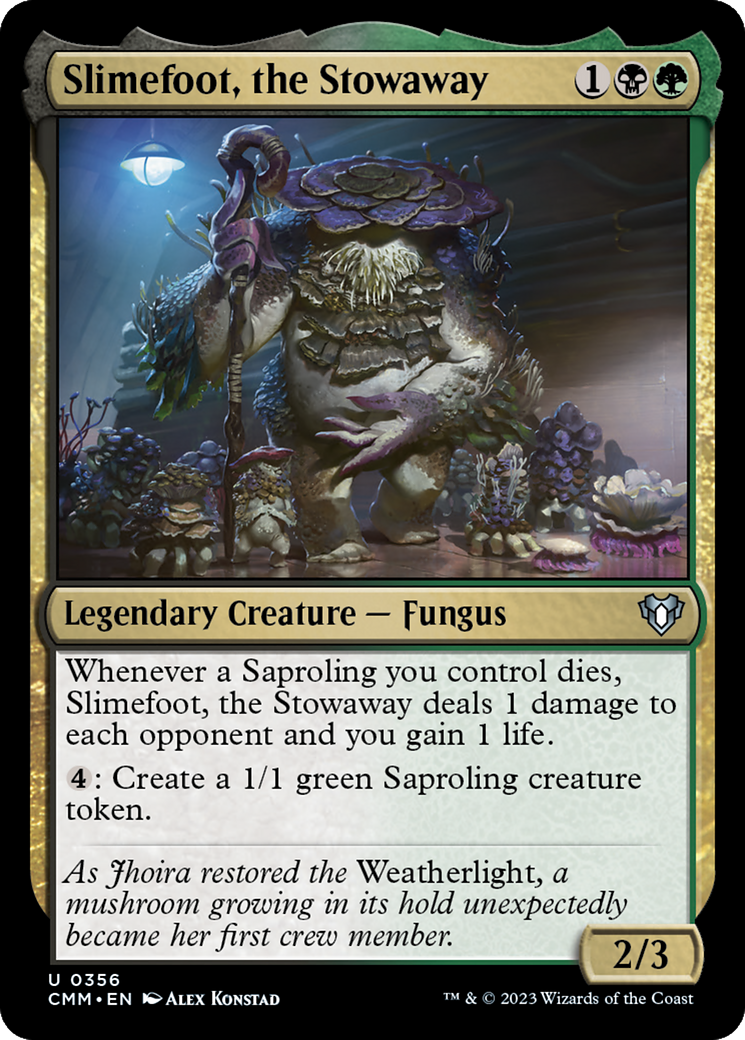 Slimefoot, the Stowaway [Commander Masters] | Tables and Towers