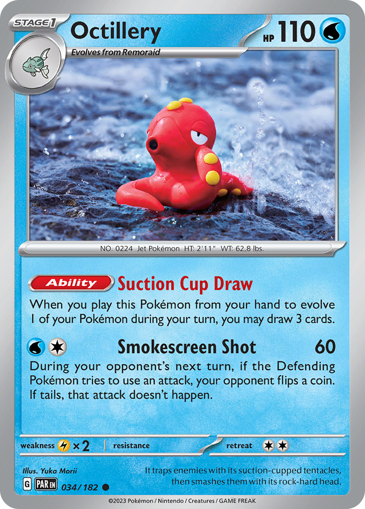 Octillery (034/182) [Scarlet & Violet: Paradox Rift] | Tables and Towers