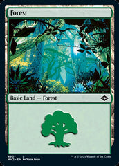 Forest (490) (Foil Etched) [Modern Horizons 2] | Tables and Towers