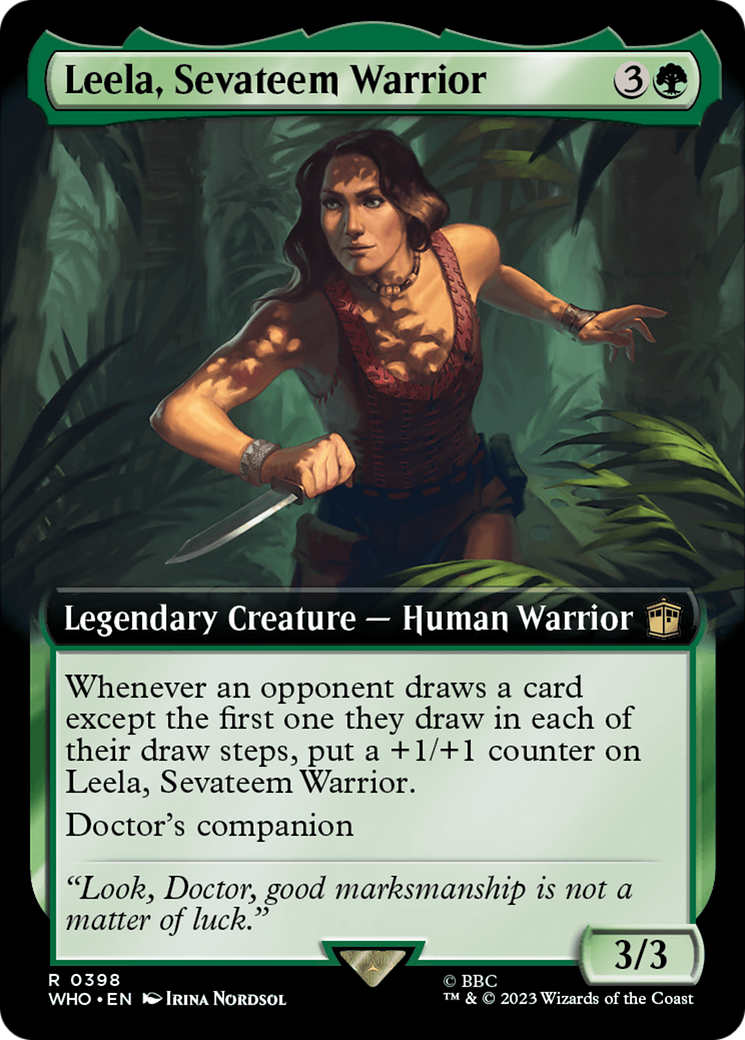 Leela, Sevateem Warrior (Extended Art) [Doctor Who] | Tables and Towers