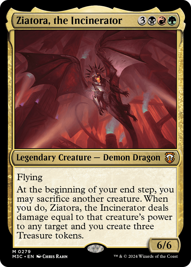 Ziatora, the Incinerator (Ripple Foil) [Modern Horizons 3 Commander] | Tables and Towers