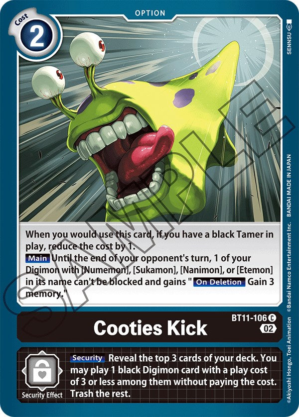 Cooties Kick [BT11-106] [Dimensional Phase] | Tables and Towers