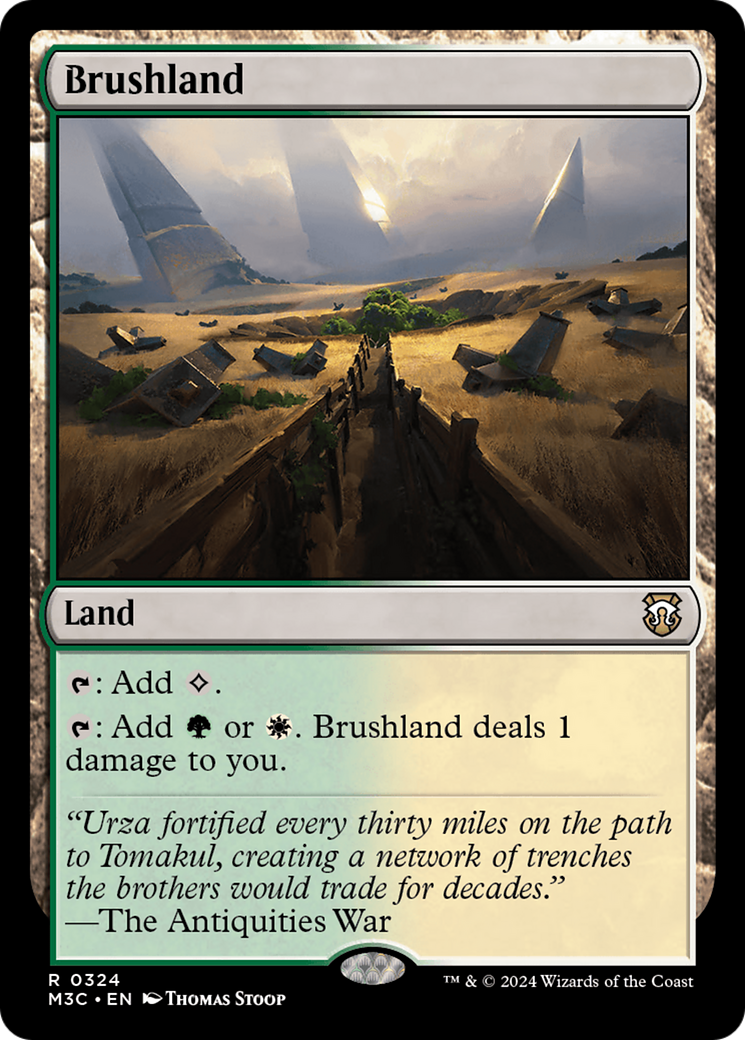 Brushland (Ripple Foil) [Modern Horizons 3 Commander] | Tables and Towers