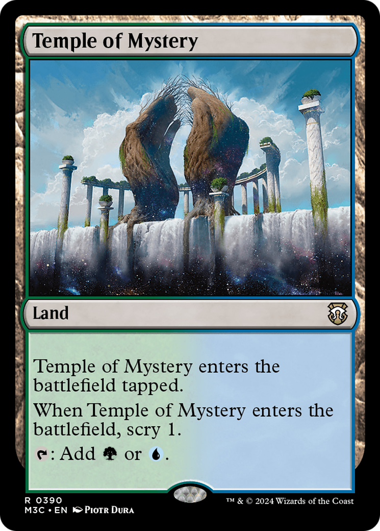 Temple of Mystery (Ripple Foil) [Modern Horizons 3 Commander] | Tables and Towers